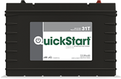 Batterie QuickStart pour applications commerciales